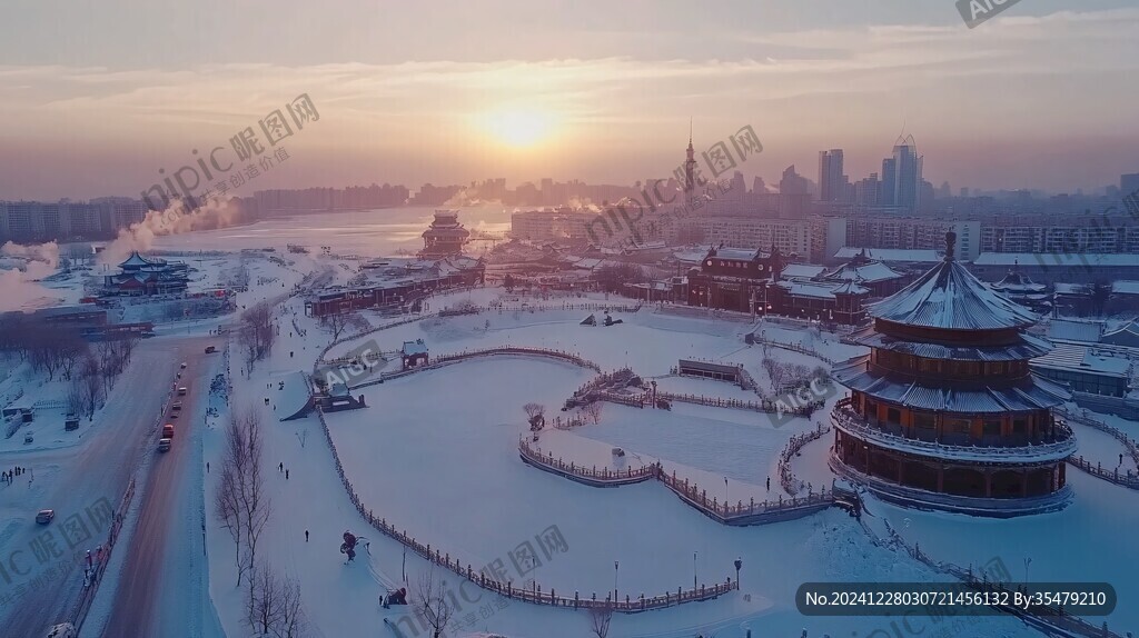 雪后日出
