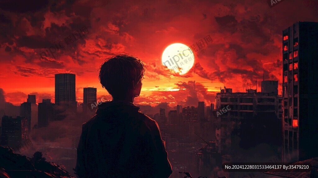 世界末日的虛擬景象