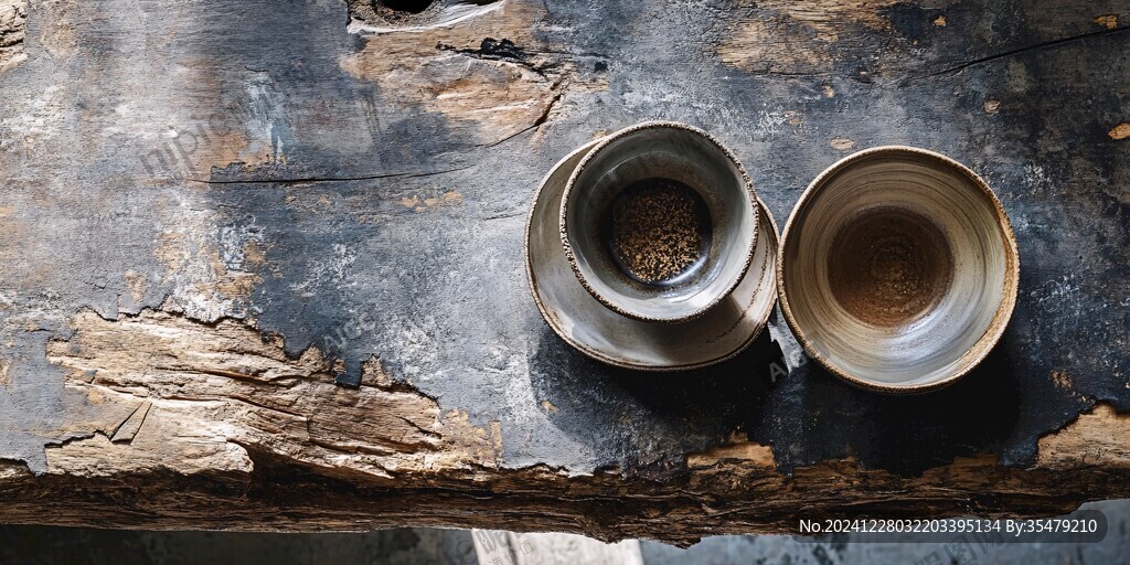 一對(duì)茶碗
