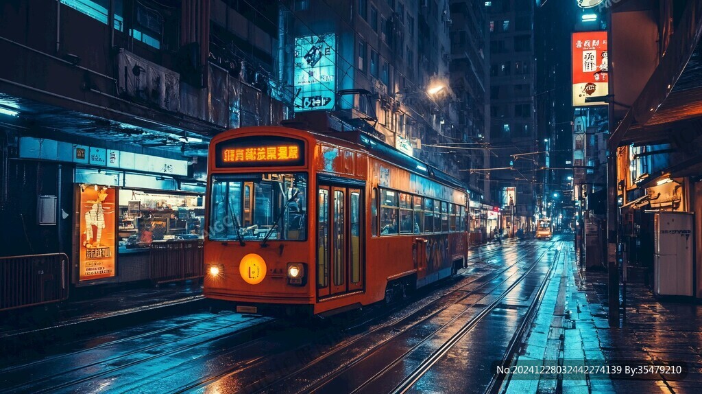 夜晚有軌電車