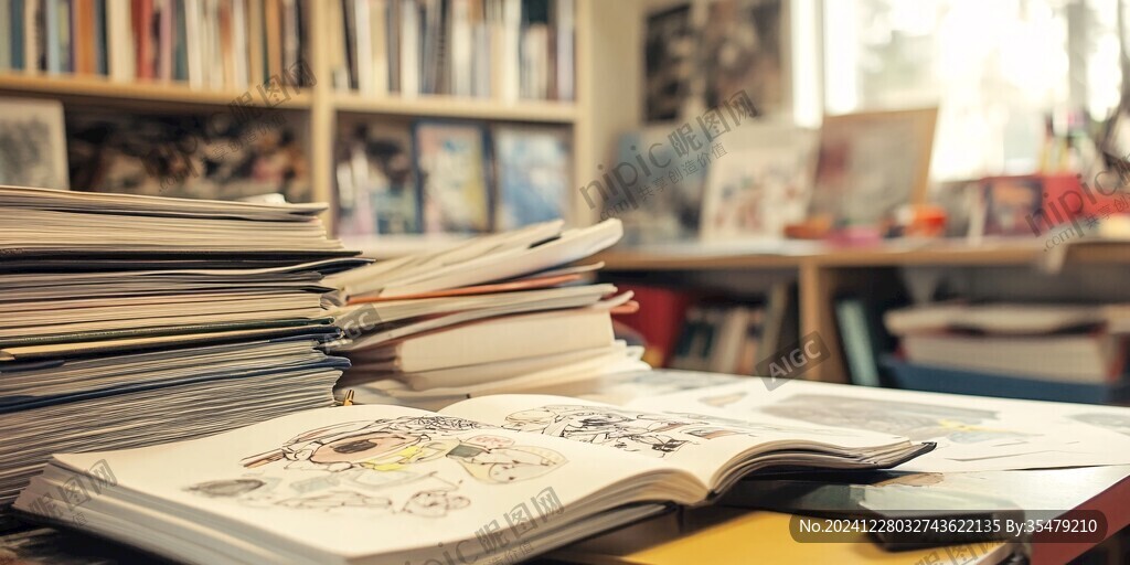 山科大圖書館插畫