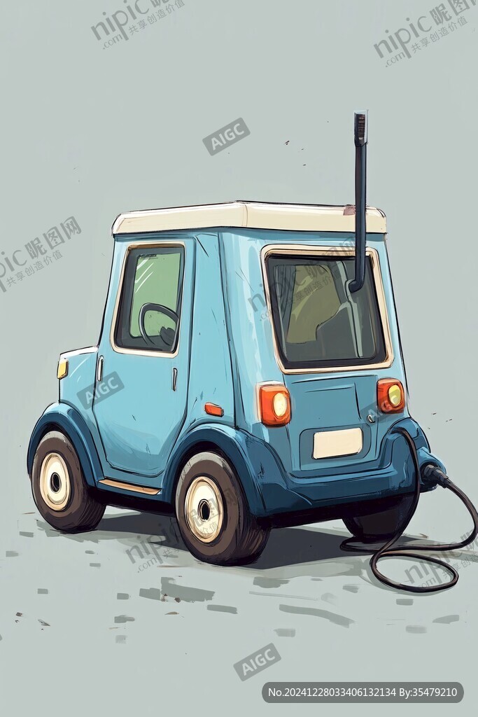 電動車插畫