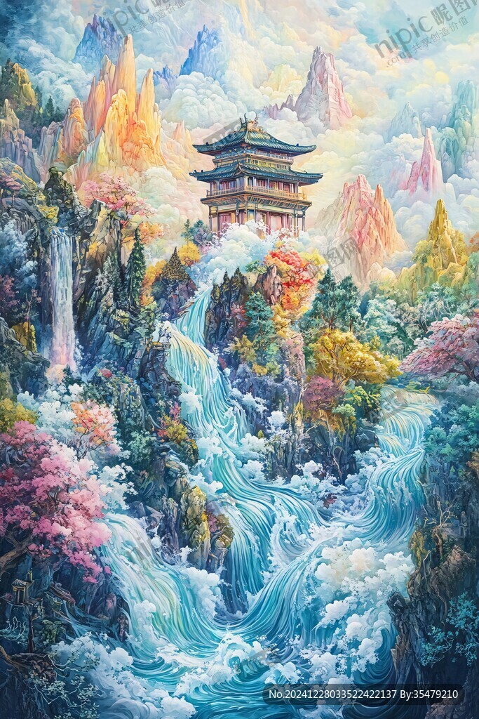 黃鶴樓油畫