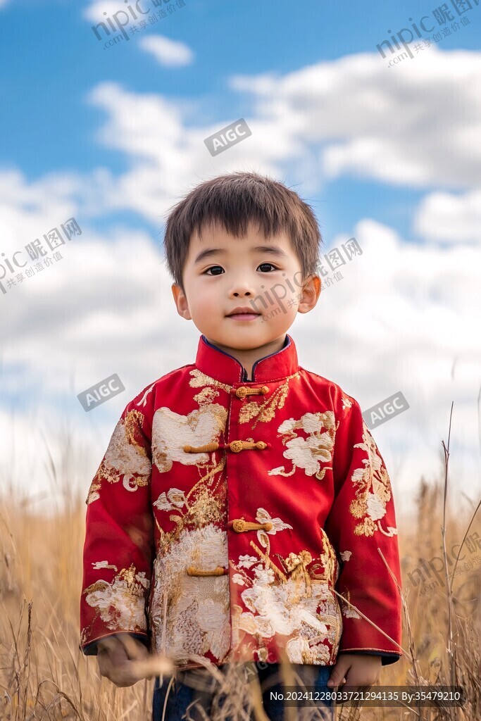 蒙古族男孩