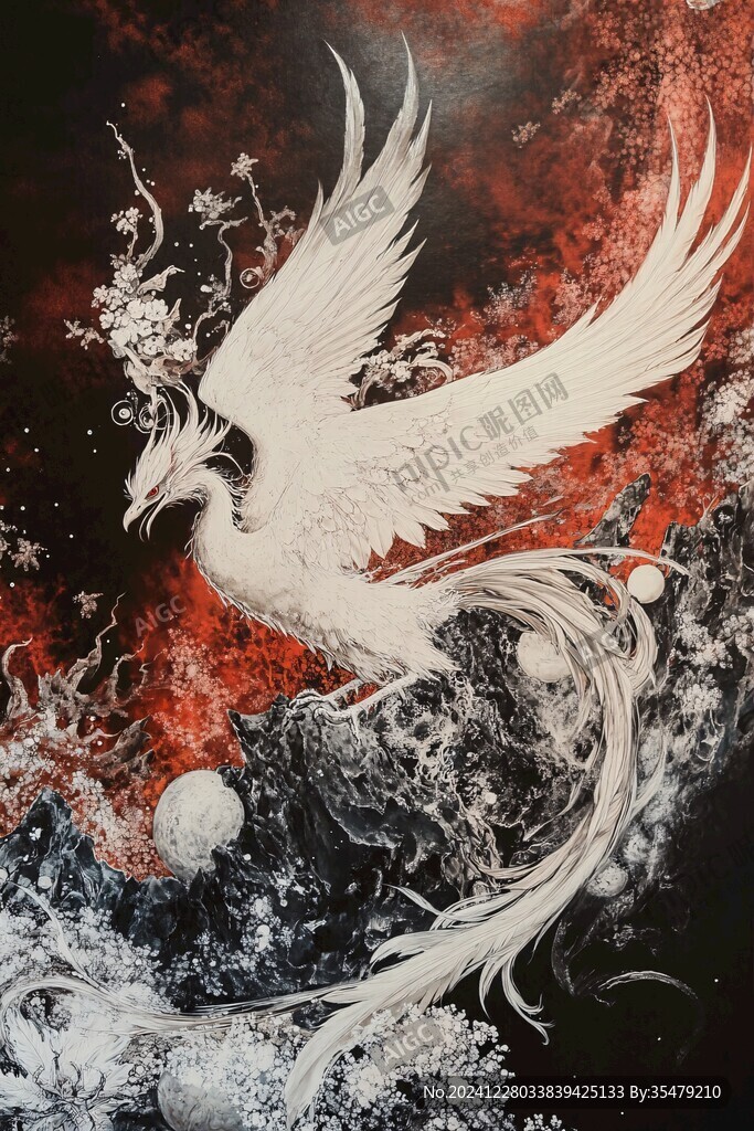 鳳凰神鳥圖騰瑞獸祥瑞