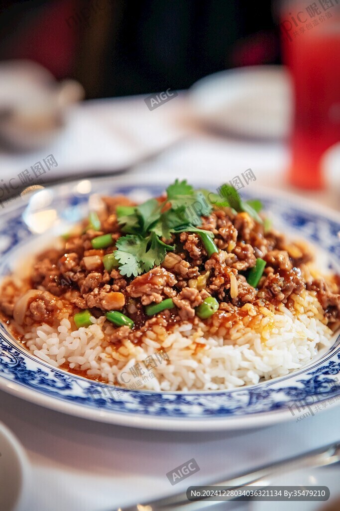 肉末油飯