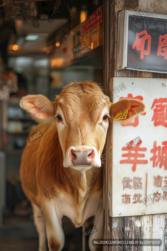 賣萌的牛