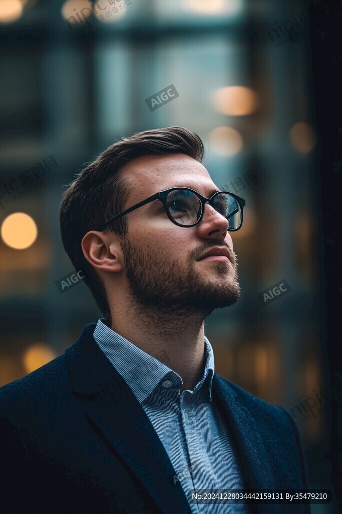 戴眼鏡男士