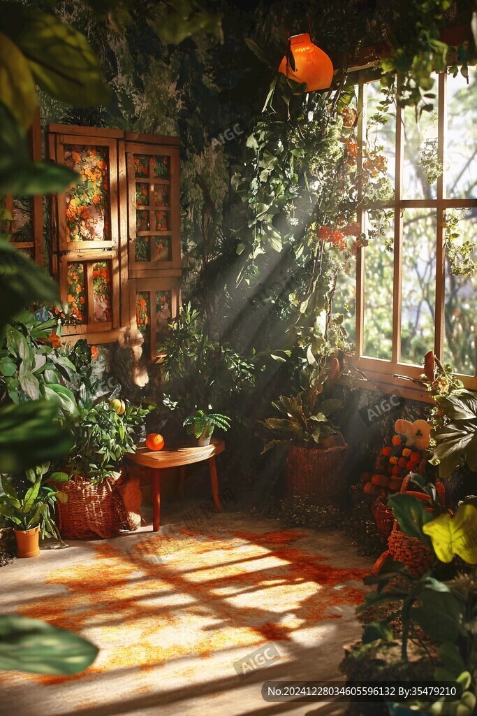 森系主題場景
