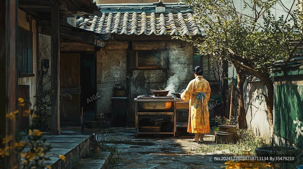 道士講經(jīng)場景