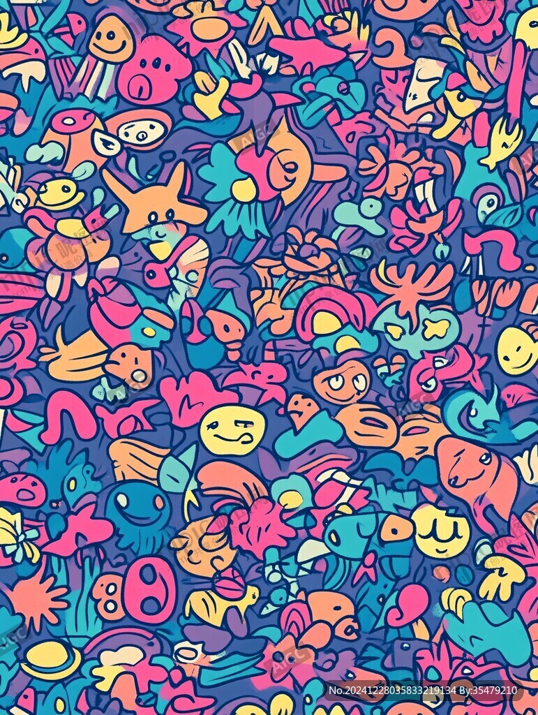 創意二維卡通圖案