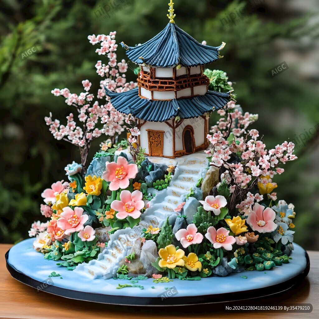釉塑望樓