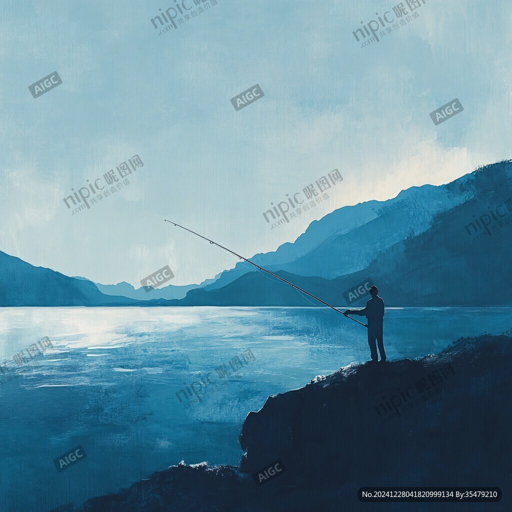 孤獨(dú)的釣魚(yú)人