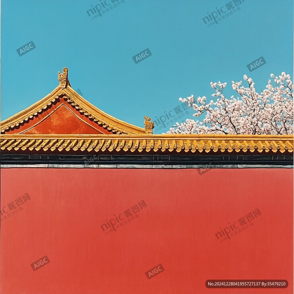 紅墻春色