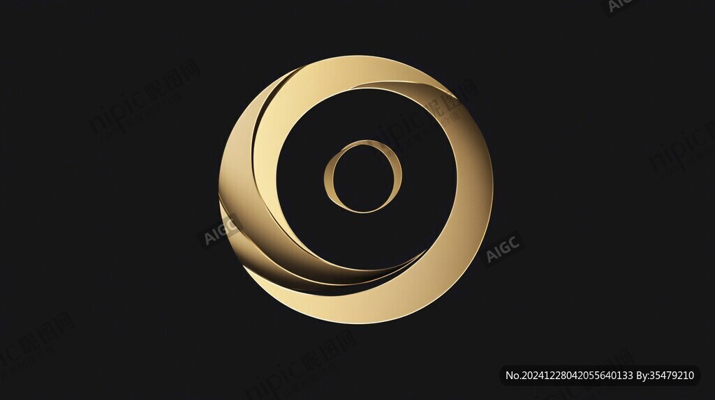 金色旋轉(zhuǎn)logo