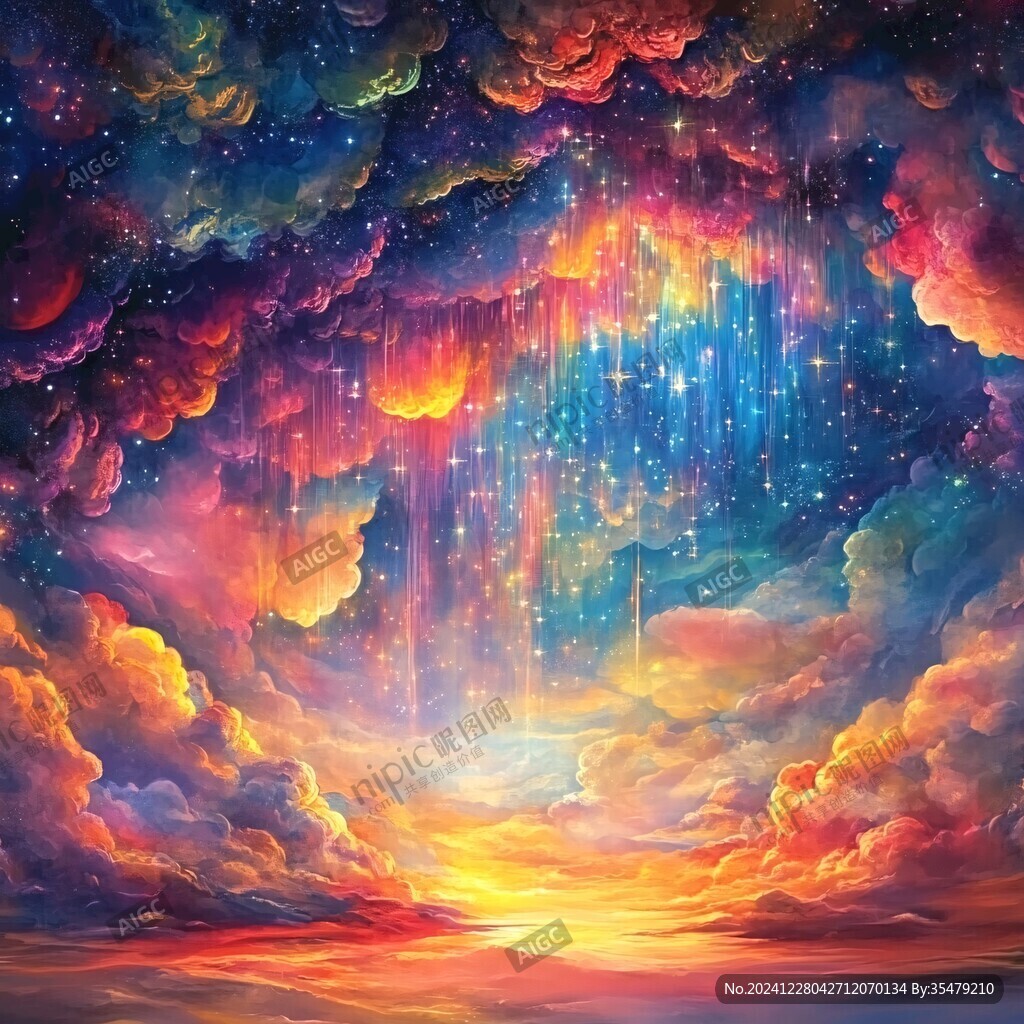 星河夢(mèng)境裝飾畫