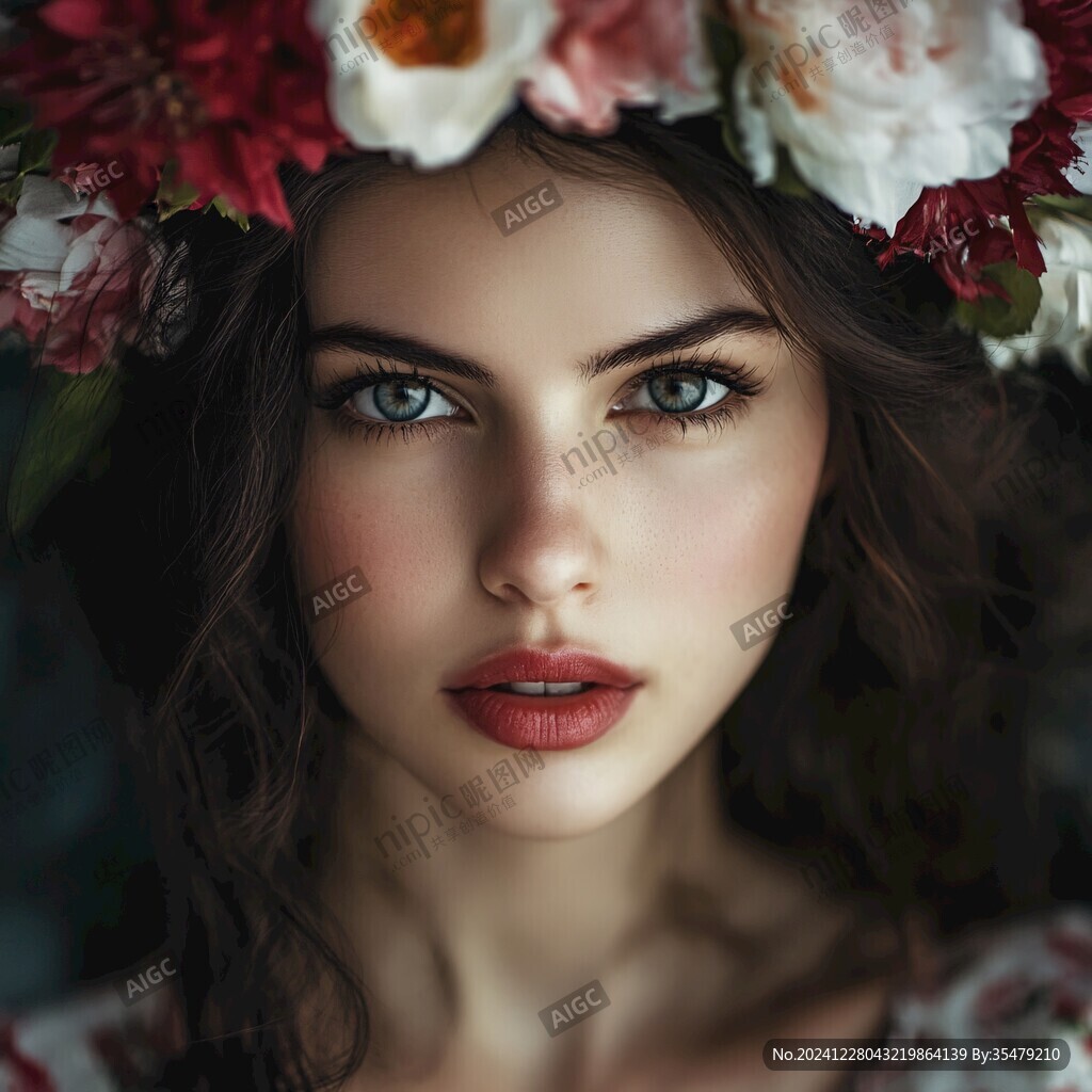 唯美花間美人
