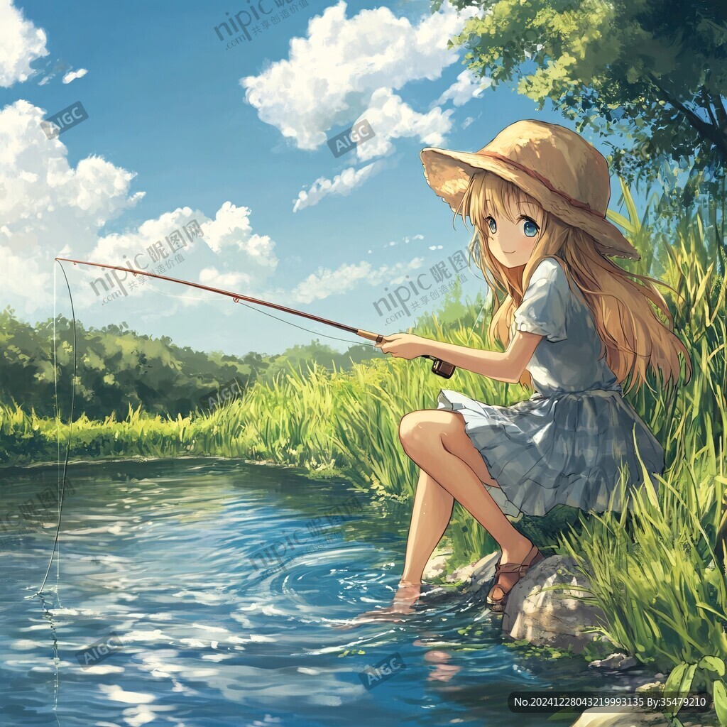 駕馭魚的少女