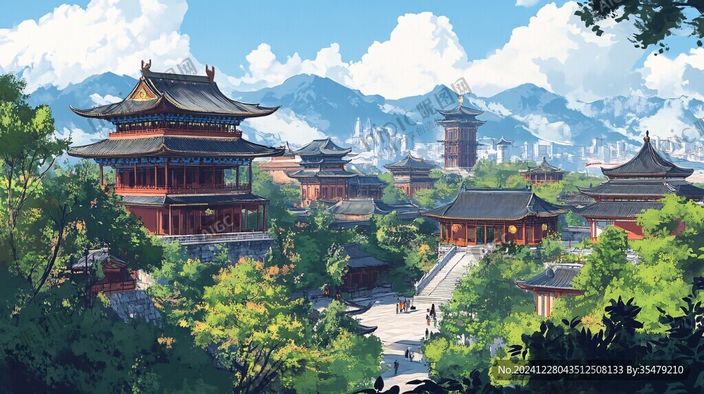 橫店插畫