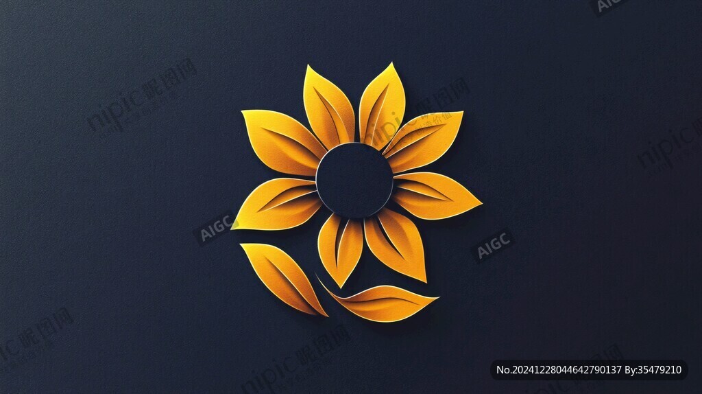 設(shè)計向日葵logo