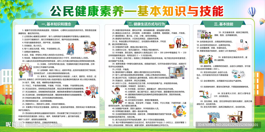 公民健康素養(yǎng)66條