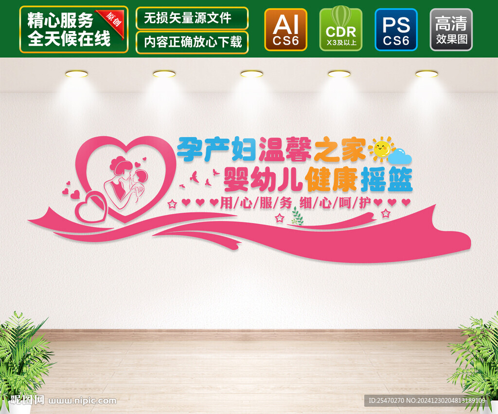 婦產(chǎn)科形象墻