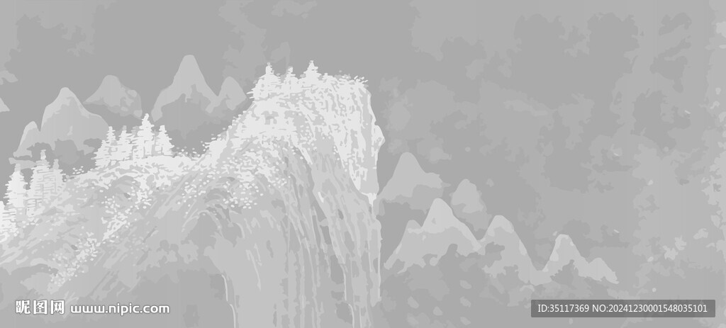 山水裝飾畫