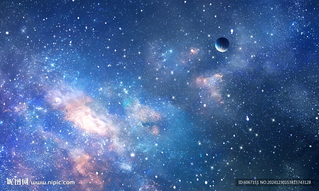 藍色宇宙星空吊頂
