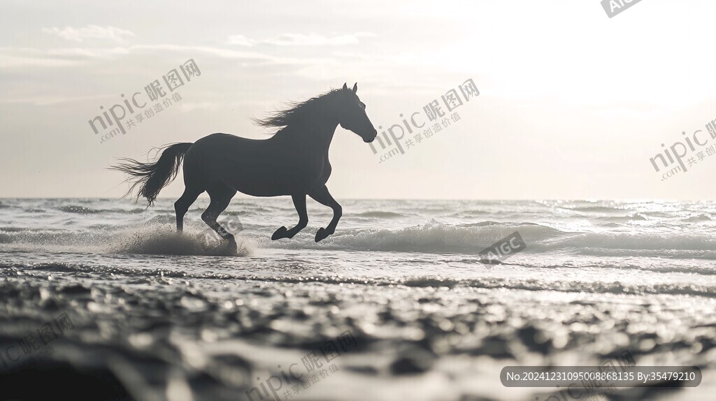 奔跑駿馬飛奔駿馬