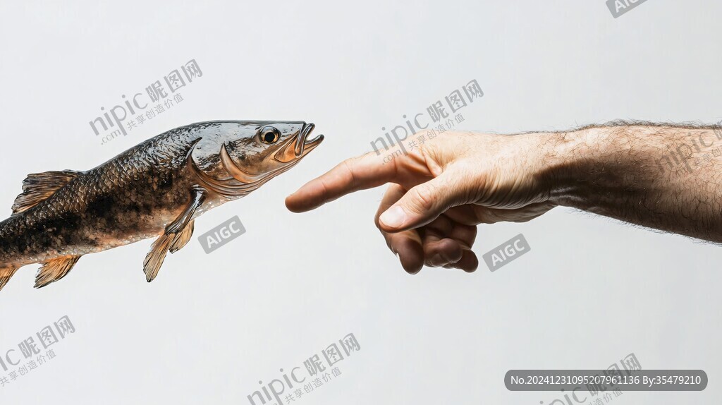 手抓魚