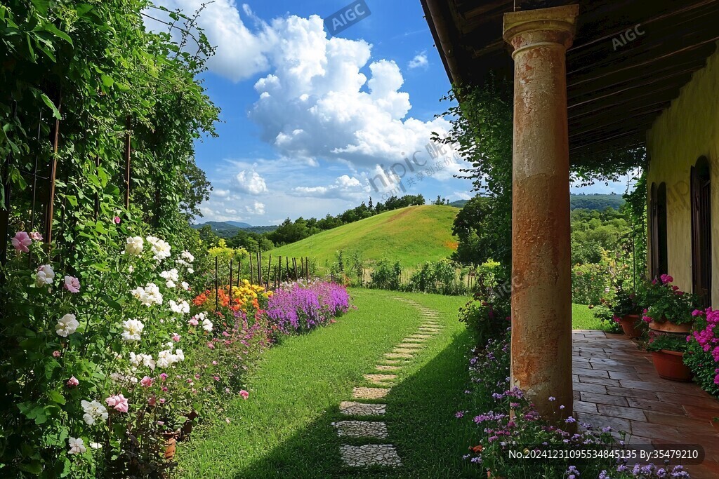 美麗花園風(fēng)景
