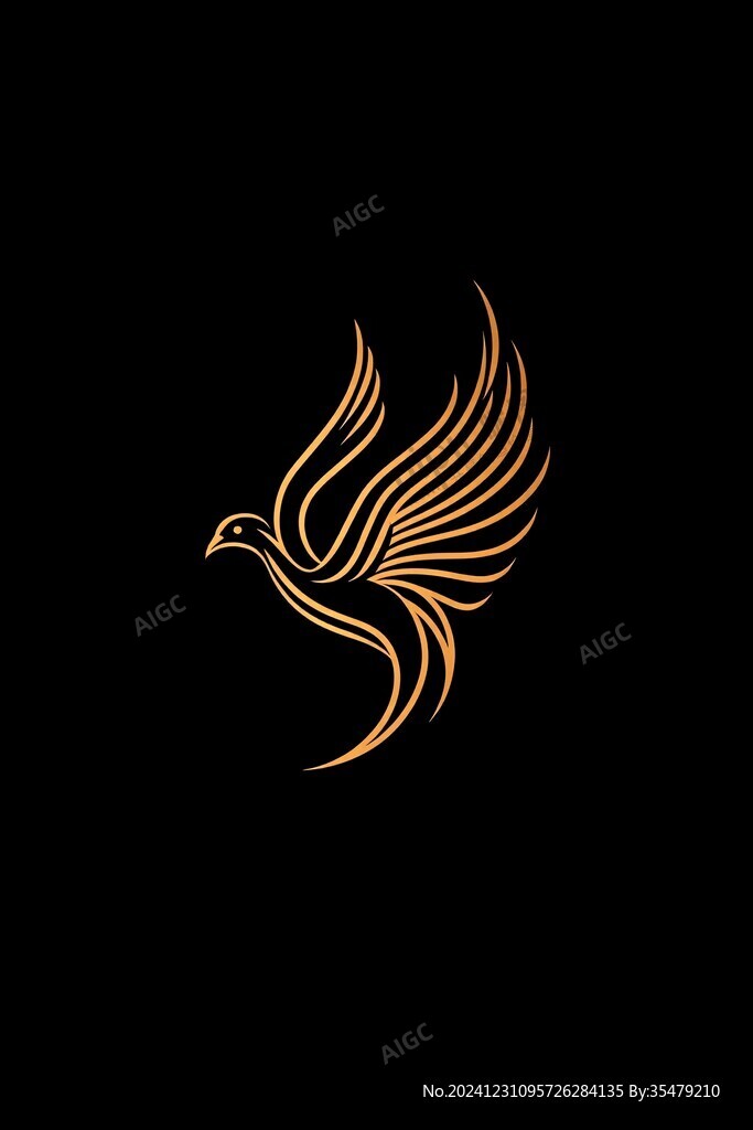 鳳凰金色logo