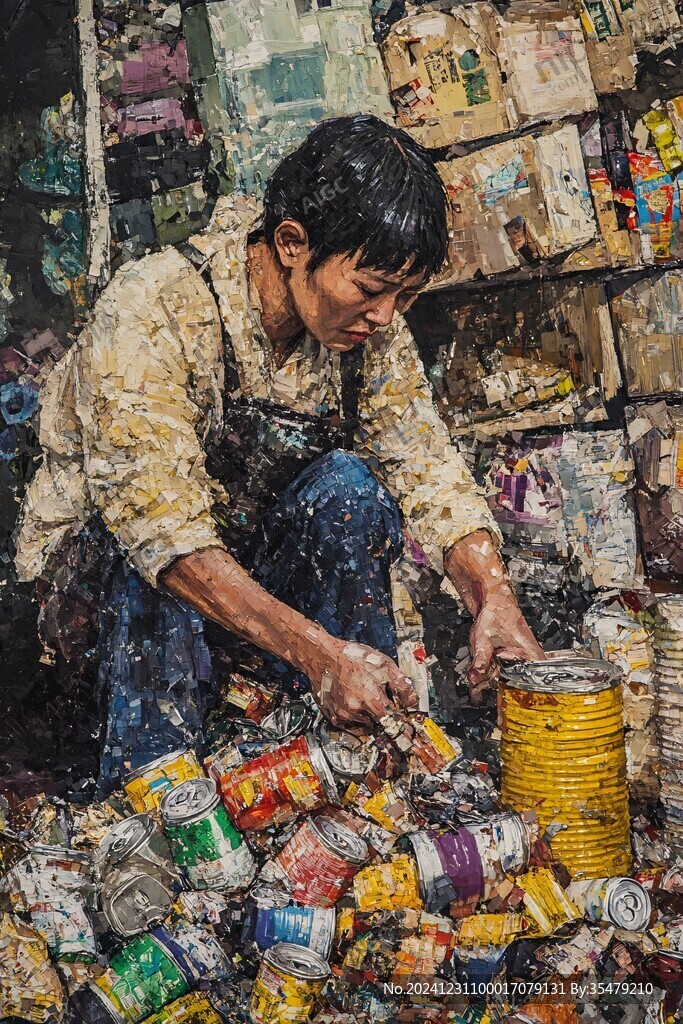 撿廢品的人