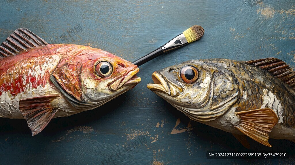對(duì)魚(yú)工藝品