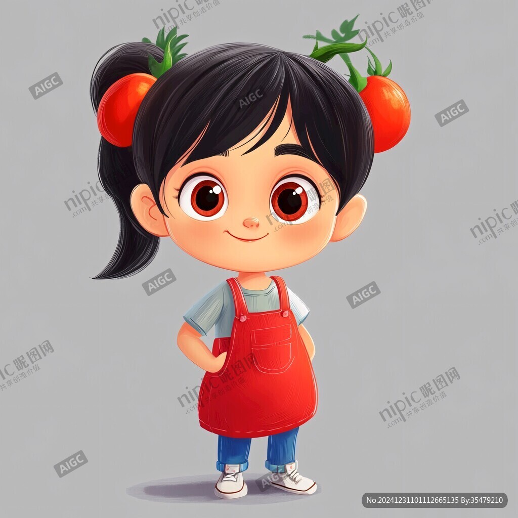 番茄卡通形象ip