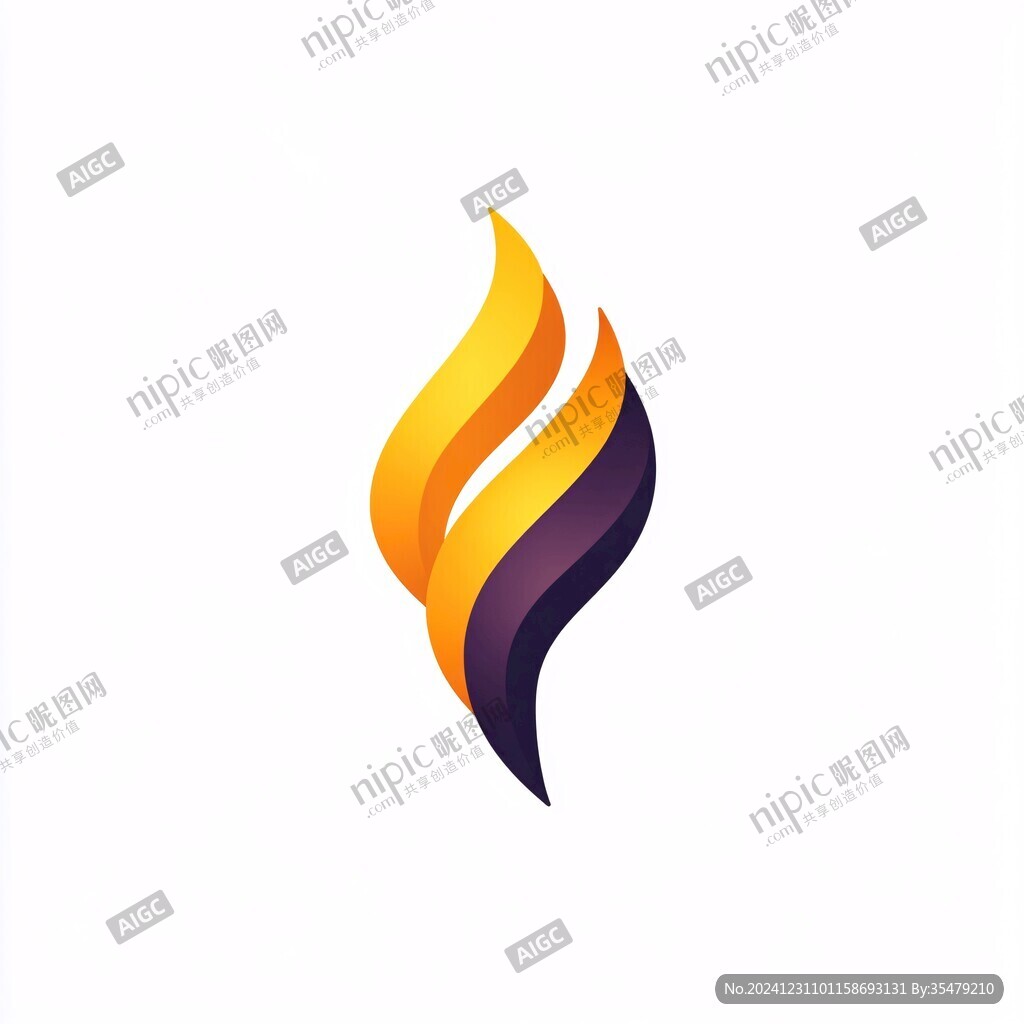 火苗標(biāo)志火焰logo
