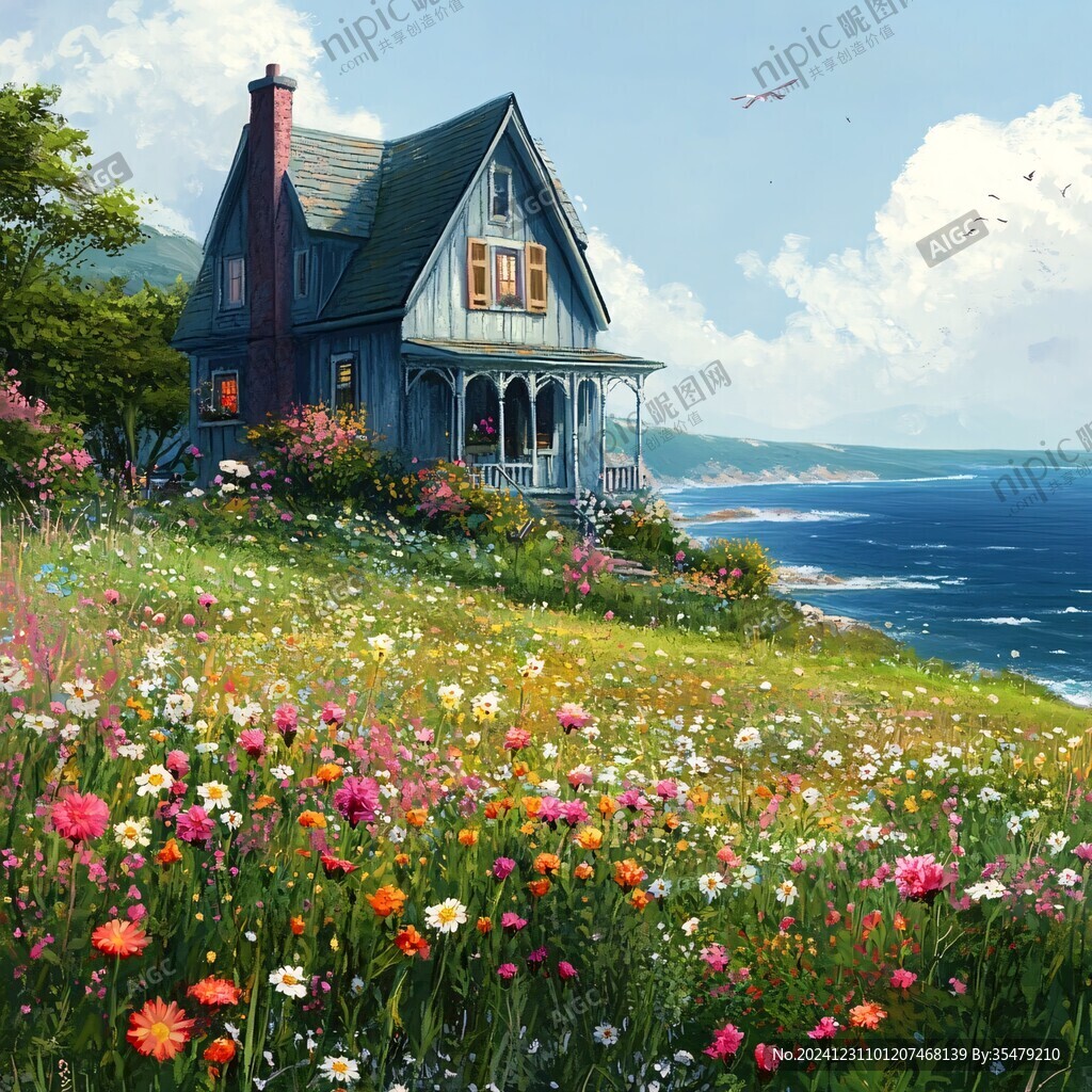 花叢中小屋