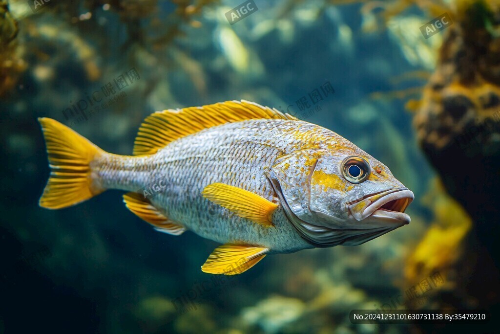 黃色的魚圖片