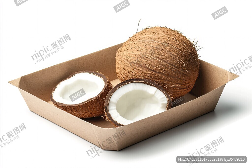 椰皇白底圖