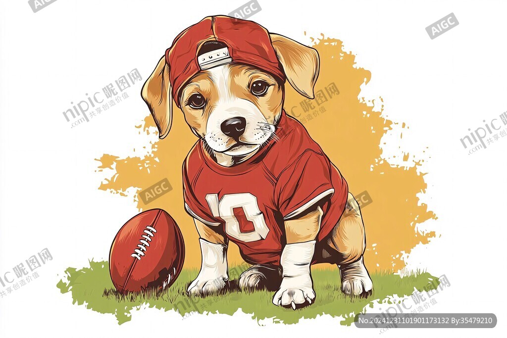 比格犬插畫