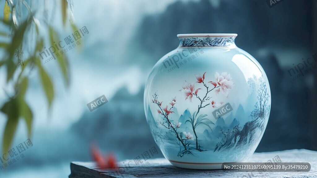 畫琺瑯蓋罐