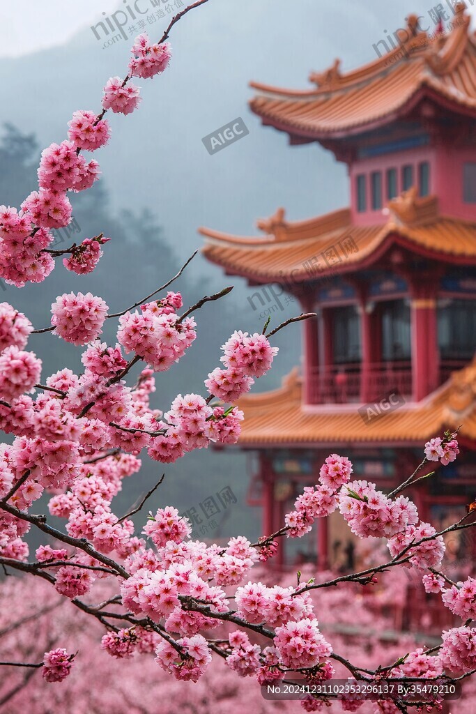 桃花樓閣