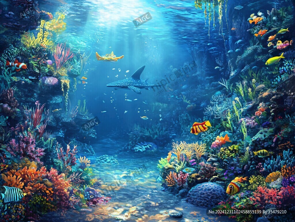 3d展畫3d地貼海洋