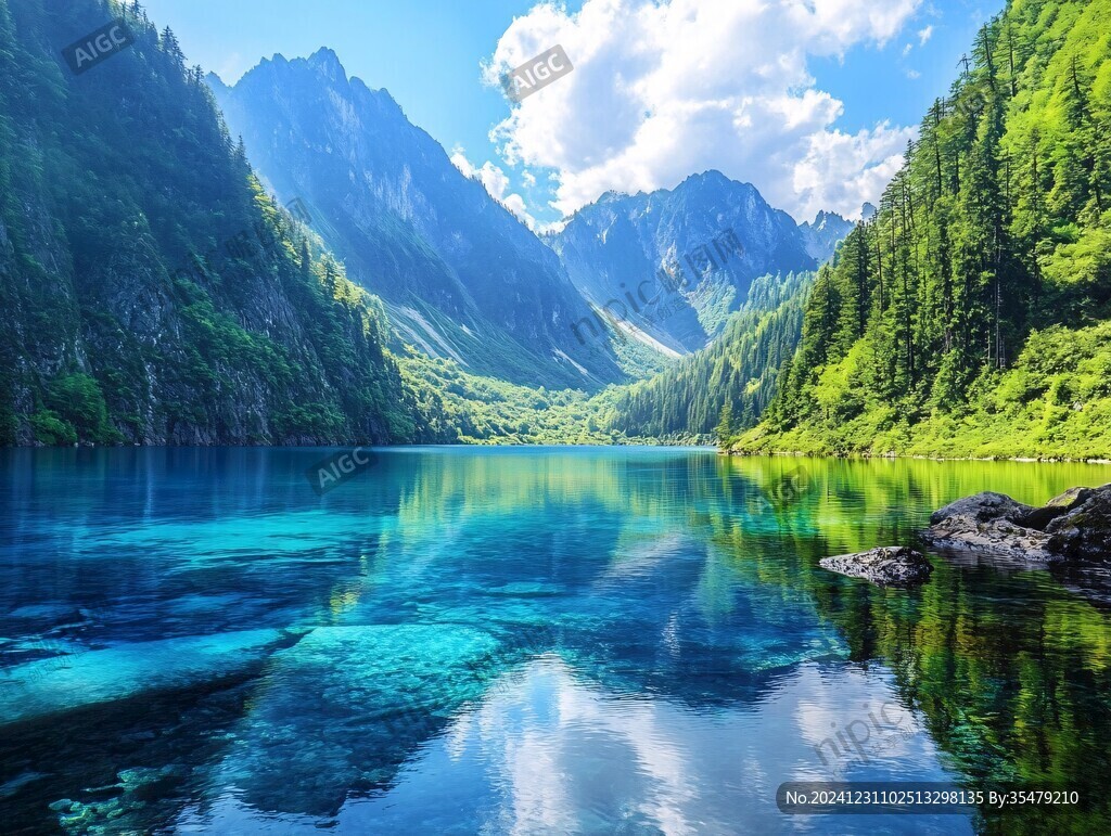 唯美自然山青水秀