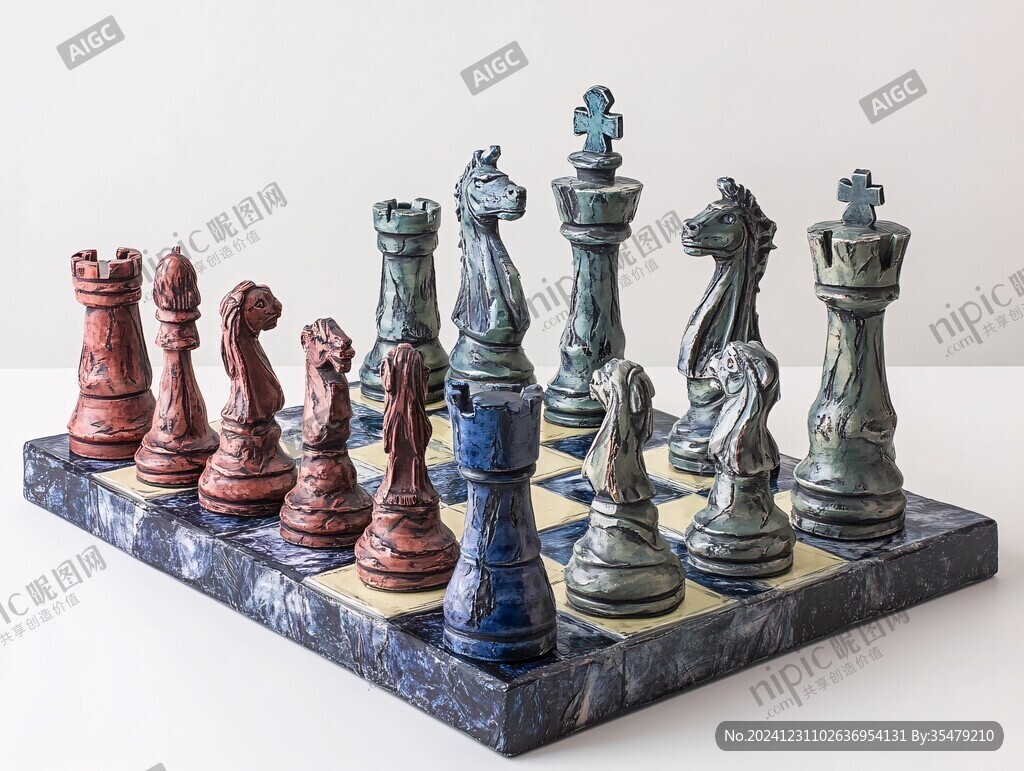 棋盤雕塑