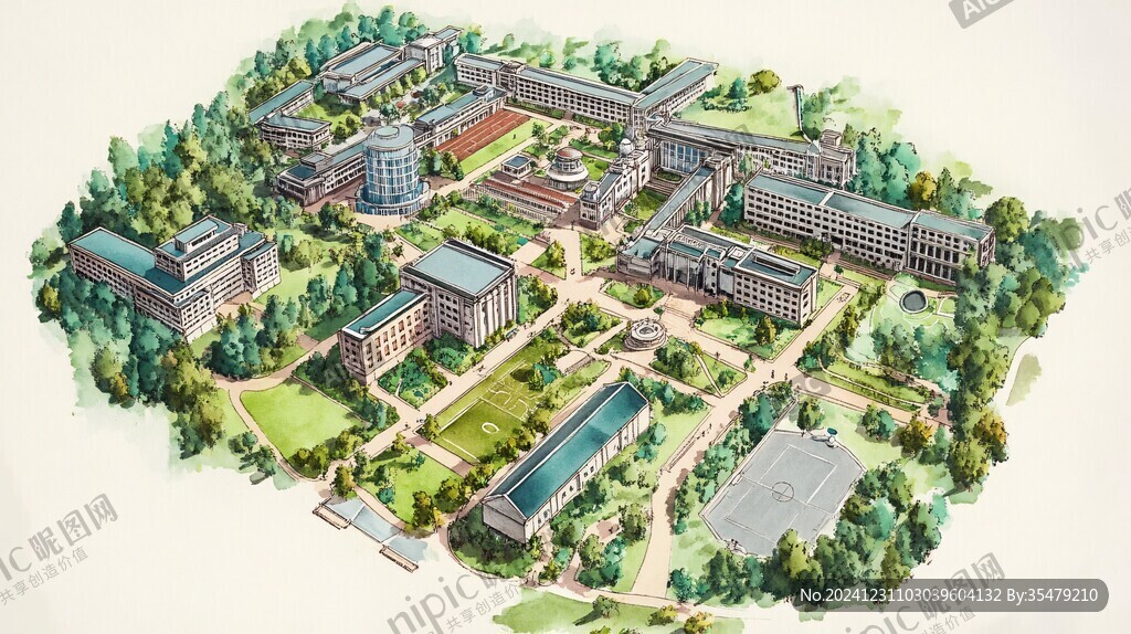 西南石油大學插畫