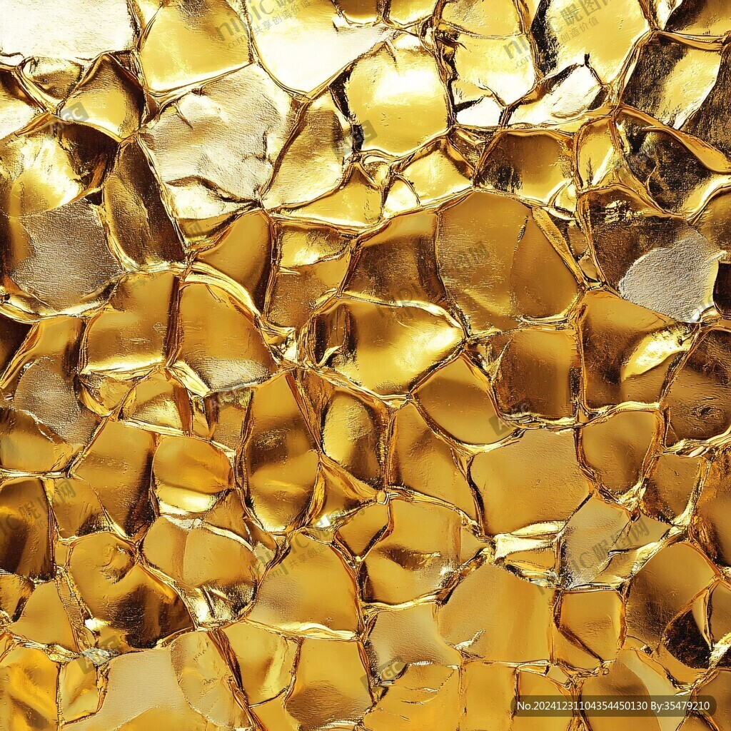 金色蟒皮紋