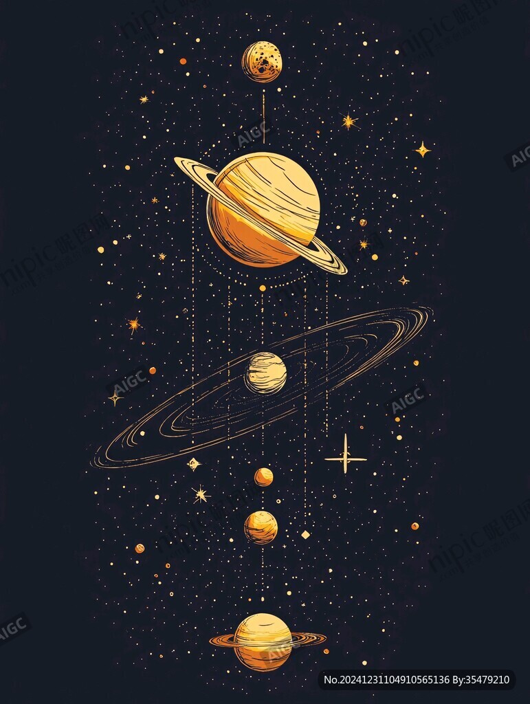 宇宙星球插畫