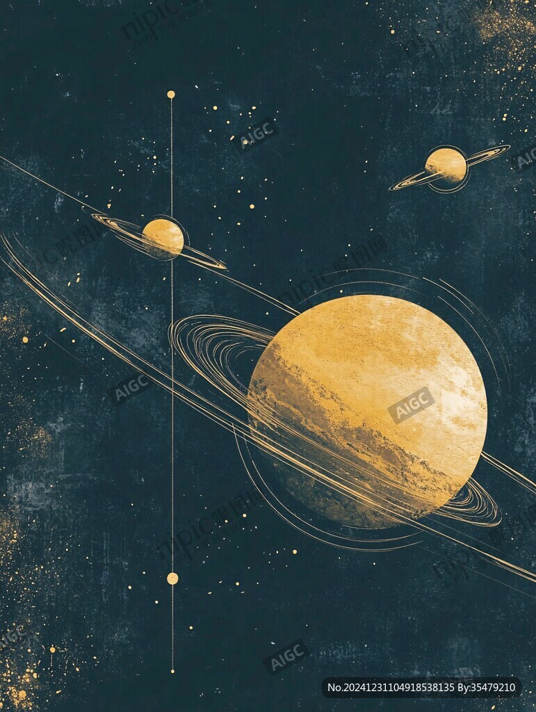 宇宙星球插畫