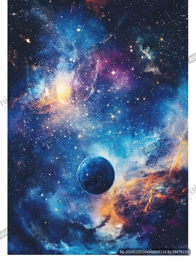 原創(chuàng)星云宇宙設(shè)計圖